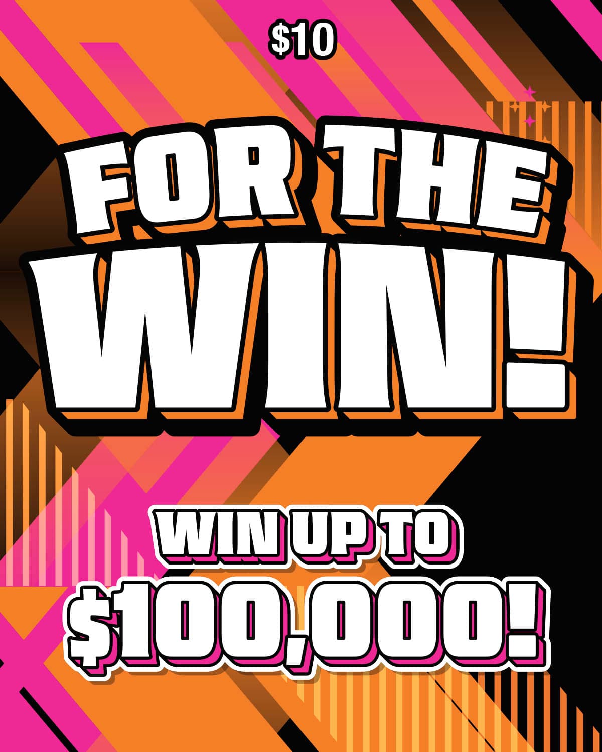 FOR THE WIN! scratch-off ticket