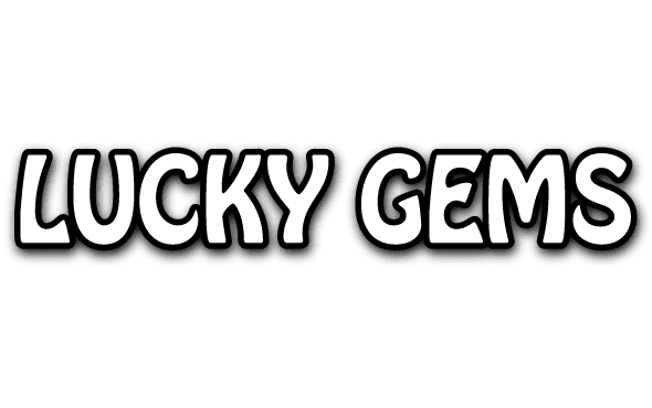 LUCKY GEMS scratch-off ticket