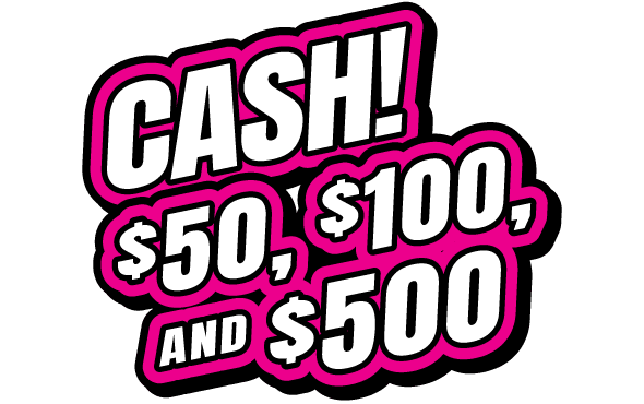 CASH! scratch-off ticket