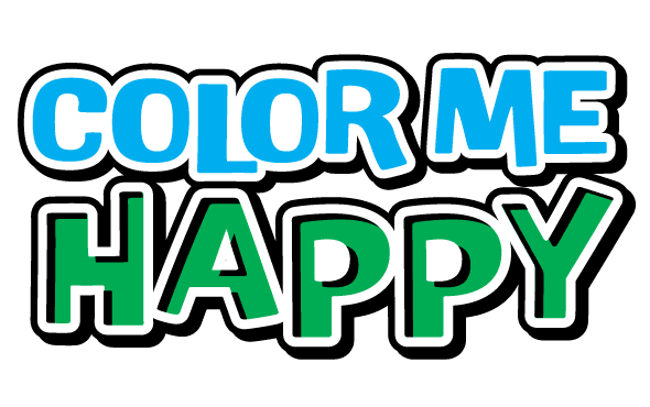COLOR ME HAPPY scratch-off ticket