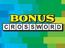 BONUS CROSSWORD scratch-off ticket