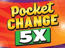 POCKET CHANGE 5X scratch-off ticket