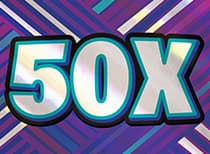 50X scratch-off ticket