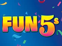 FUN 5S scratch-off ticket