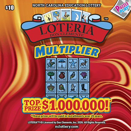 LOTERIA™ MULTIPLIER scratch-off ticket