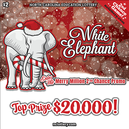 WHITE ELEPHANT scratch-off ticket