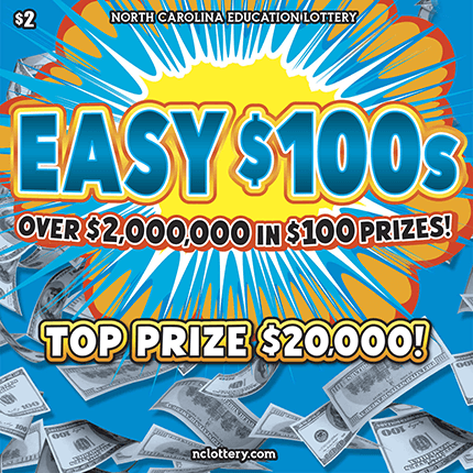 EASY $100S scratch-off ticket