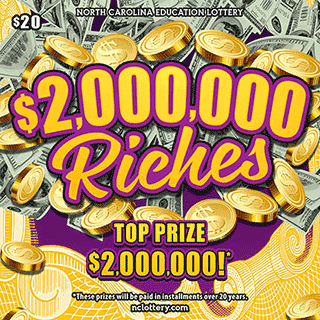 $2,000,000 RICHES scratch-off ticket