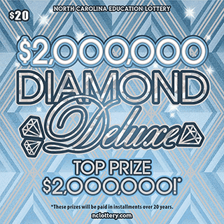 $2,000,000 DIAMOND DELUXE scratch-off ticket