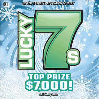 LUCKY 7S scratch-off ticket