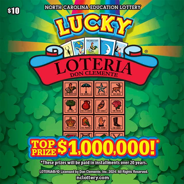 LUCKY LOTERIA® scratch-off ticket