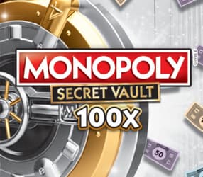 MONOPOLY™ SECRET VAULT 100X scratch-off ticket