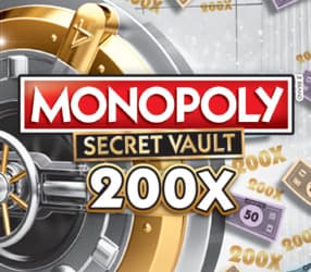 MONOPOLY™ SECRET VAULT 200X scratch-off ticket