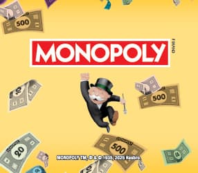 MONOPOLY™ scratch-off ticket