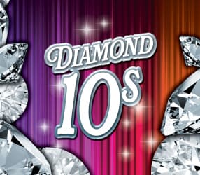 DIAMOND 10S scratch-off ticket