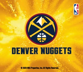 DENVER NUGGETS scratch-off ticket
