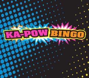 KA-POW BINGO scratch-off ticket