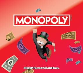 MONOPOLY™ scratch-off ticket
