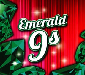 EMERALD 9S scratch-off ticket