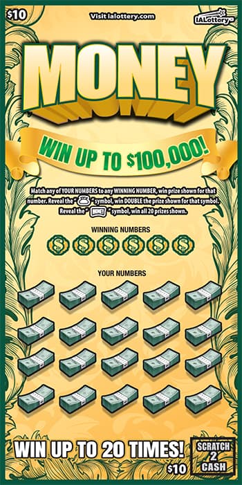 MONEY scratch-off ticket