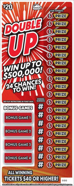 DOUBLE UP scratch-off ticket
