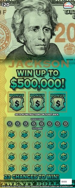 JACKSON scratch-off ticket