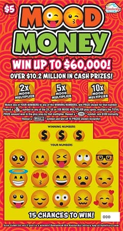MOOD MONEY scratch-off ticket
