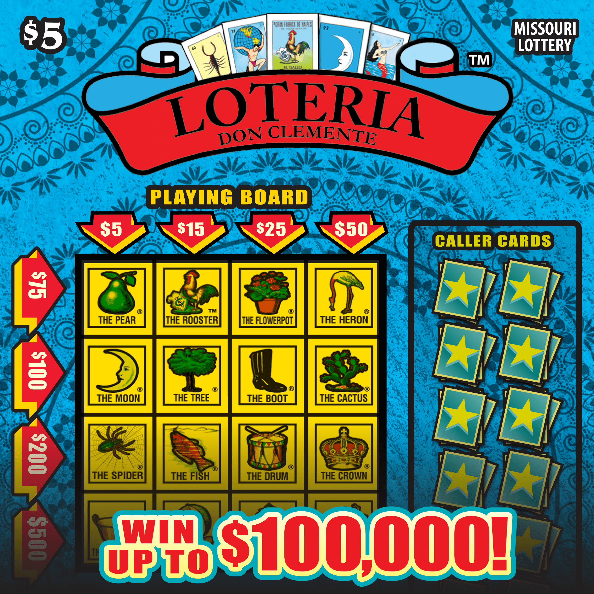 LOTERIA scratch-off ticket