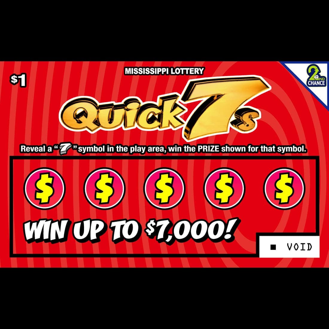 QUICK 7S scratch-off ticket