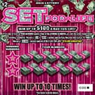 SET FOR LIFE scratch-off ticket