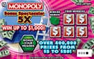 MONOPOLY BONUS SPECTACULAR 5X scratch-off ticket