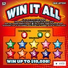 WIN IT ALL scratch-off ticket