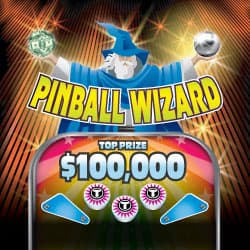 PINBALL WIZARD scratch-off ticket