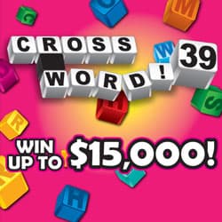 CROSSWORD! 39 scratch-off ticket