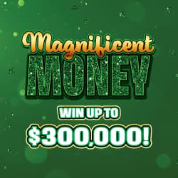 MAGNIFICENT MONEY scratch-off ticket