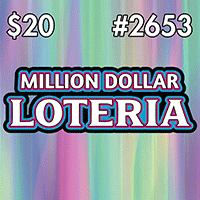 MILLION DOLLAR LOTERIA scratch-off ticket