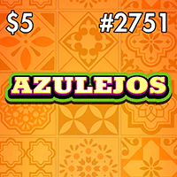 AZULEJOS scratch-off ticket