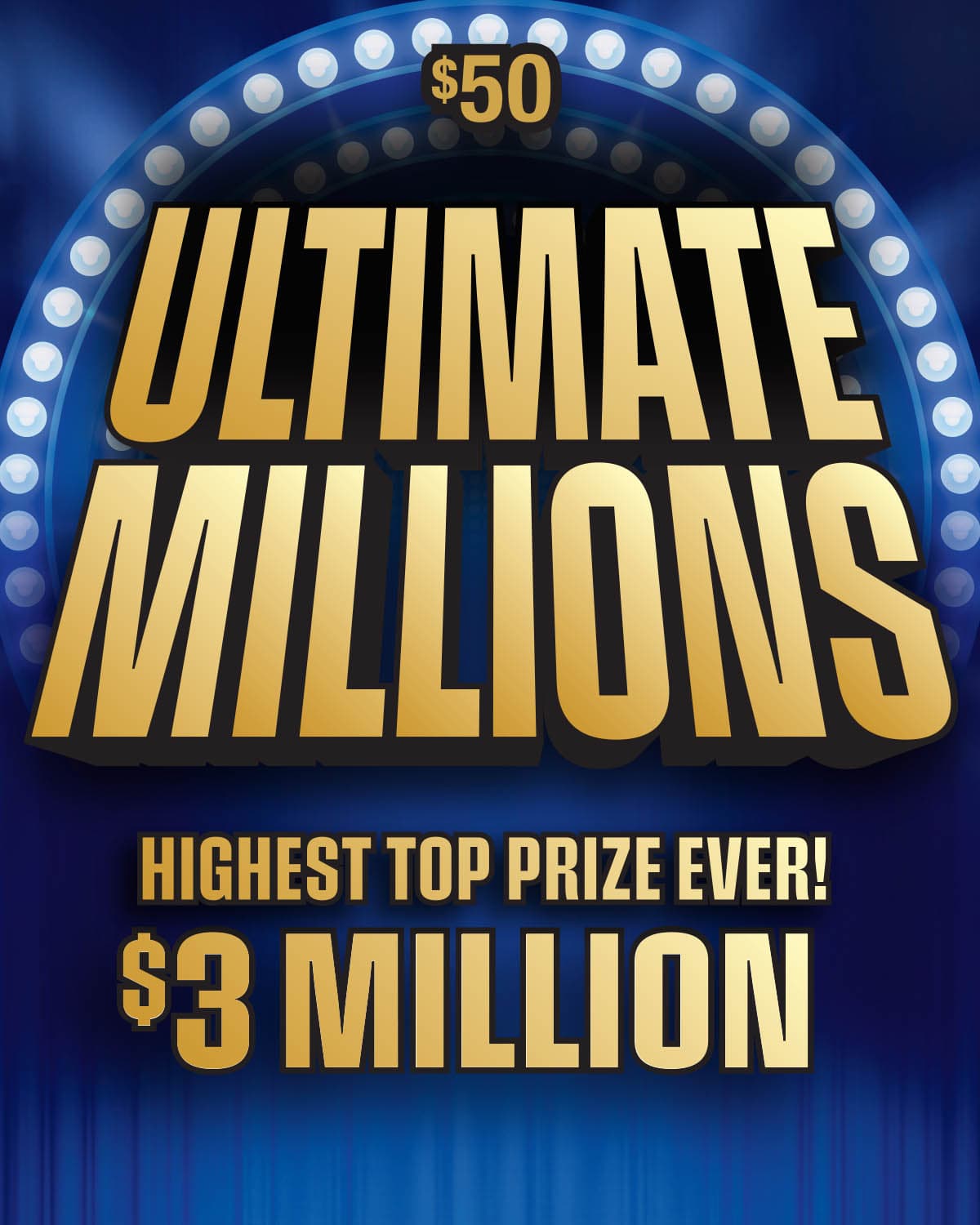 ULTIMATE MILLIONS scratch-off ticket