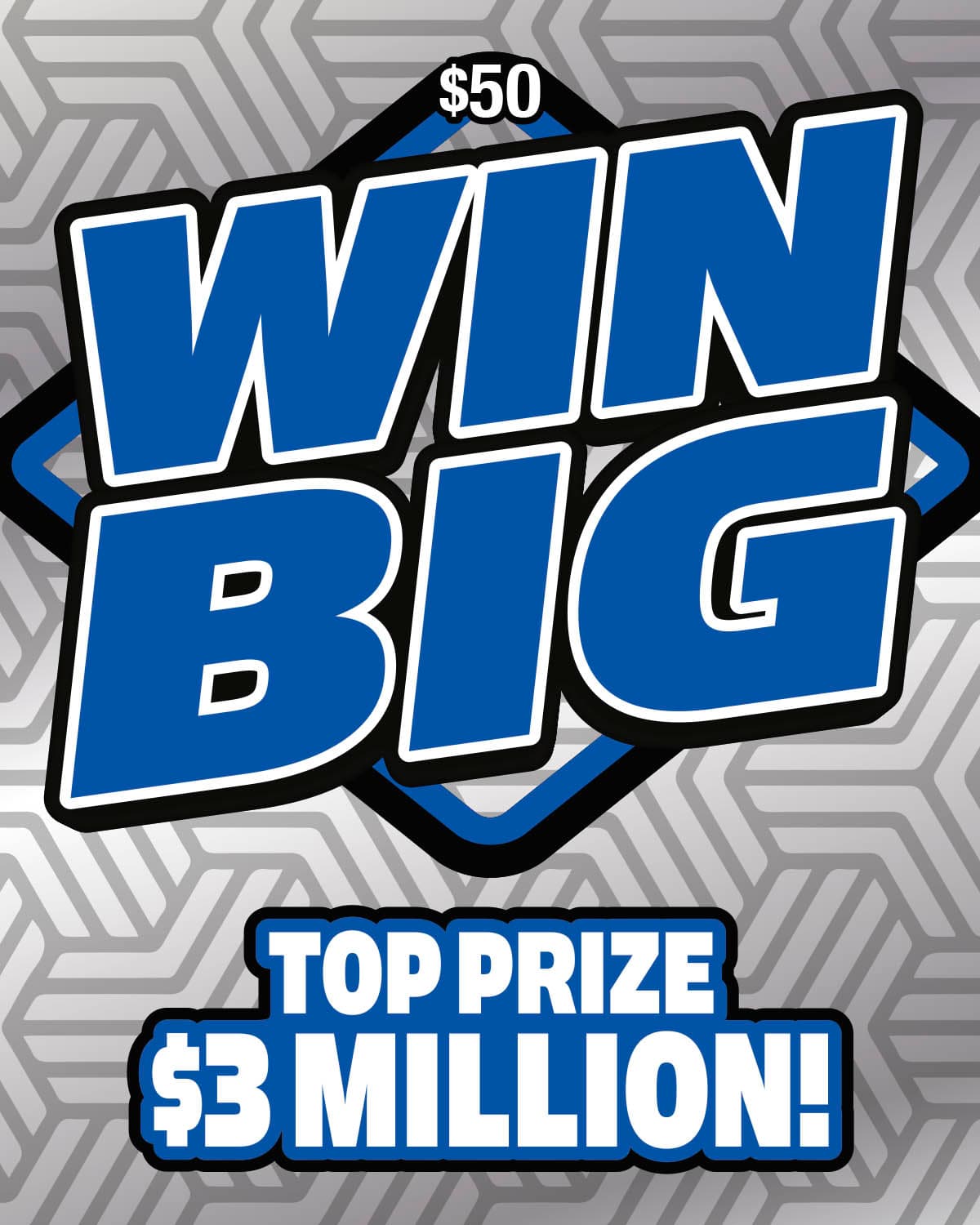 WIN BIG scratch-off ticket