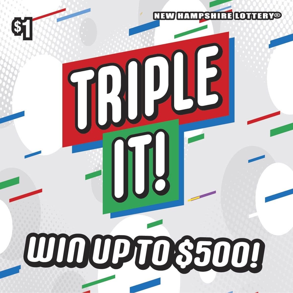 TRIPLE IT! scratch-off ticket