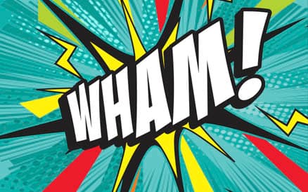 WHAM! scratch-off ticket
