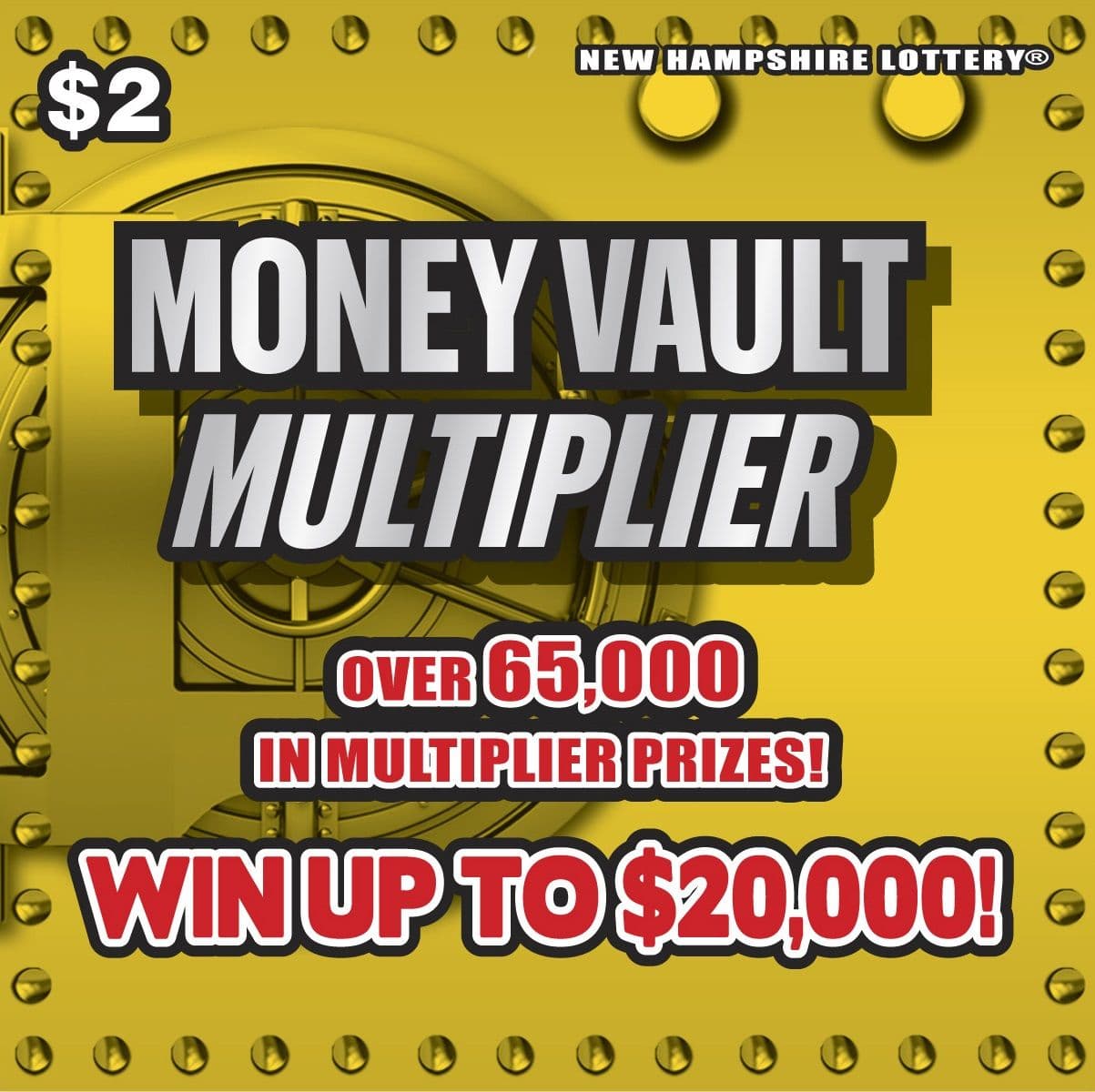 MONEY VAULT MULTIPLIER scratch-off ticket