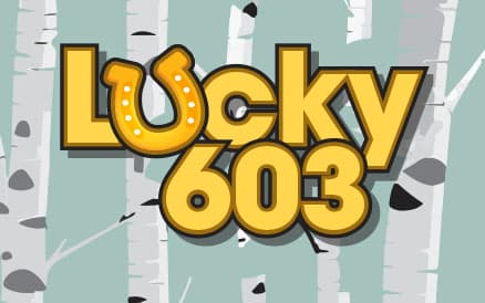 LUCKY 603 scratch-off ticket
