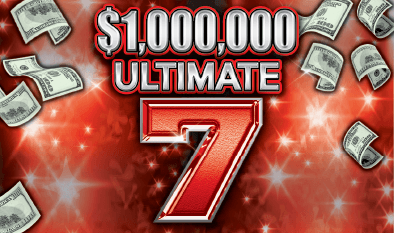 $1,000,000 ULTIMATE 7 scratch-off ticket