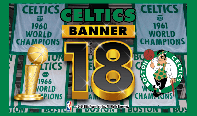 CELTICS BANNER 18 scratch-off ticket