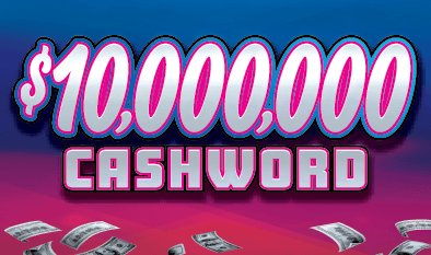 $10,000,000 CASHWORD scratch-off ticket