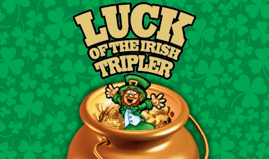 LUCK OF THE IRISH TRIPLER scratch-off ticket