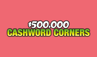 $500,000 CASHWORD CORNERS 2023 scratch-off ticket
