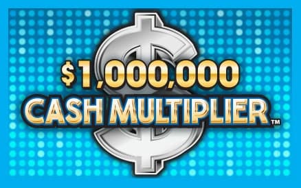 $1,000,000 CASH MULTIPLIER scratch-off ticket