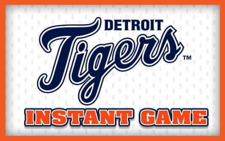 DETROIT TIGERS scratch-off ticket